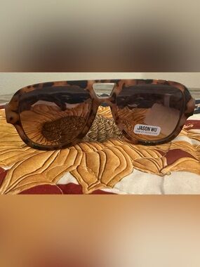 Jason Wu Tortoiseshell Acetate Sunglasses - Brown and Amber